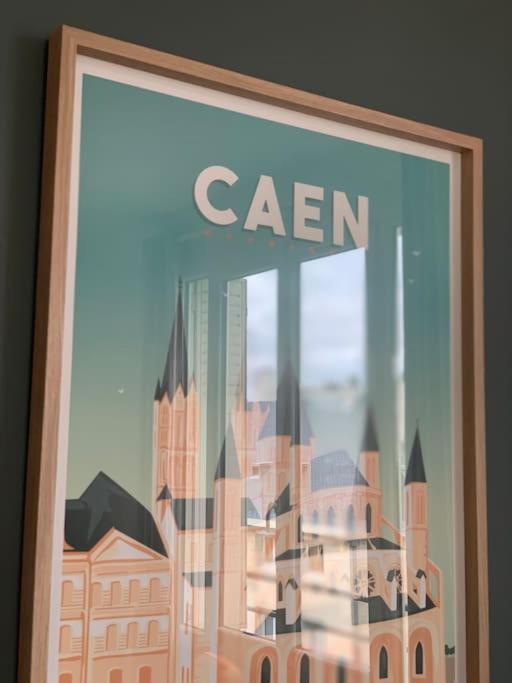 Appart 90M2 Lumineux, Centre, Vue Eglise Penchee Caen Exterior foto