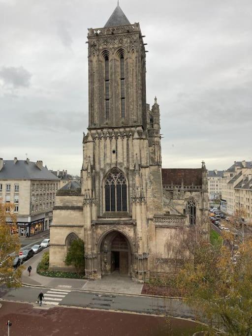 Appart 90M2 Lumineux, Centre, Vue Eglise Penchee Caen Exterior foto